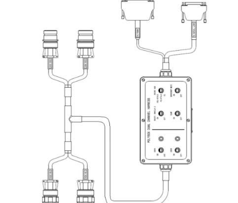 POLYBOX DUAL CHANNEL HARNESS | P/N: TM6947G001